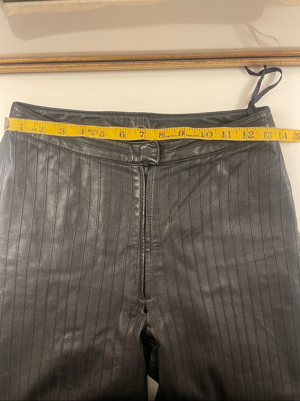 Cache black leather pants, size 2 - Picture 10 of 12